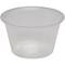 Dixie Cup, Portion, Plastic, 4 Oz 12PK DXEPP40CLEAR - alternate 1